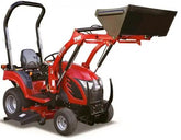 Tym Allrad-Kompakttraktor T194 mit Rasenbereifung, Frontlader und 137 cm Zwischenachsmähwerk - Modell 2025